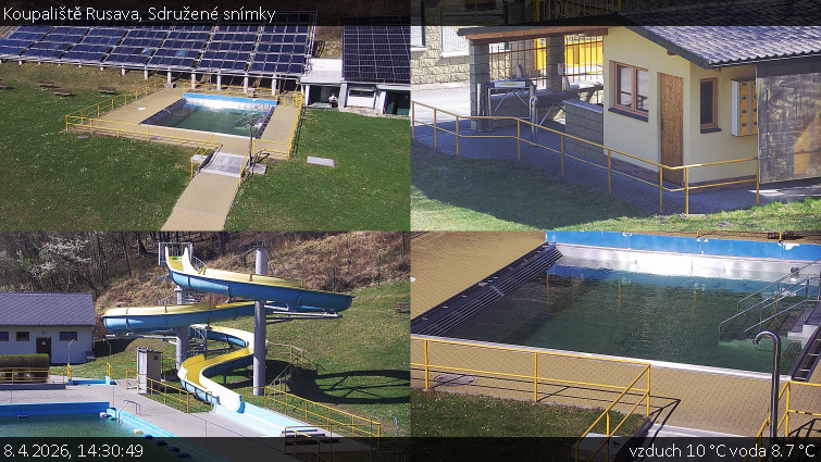 Koupaliště Rusava - Sdružené snímky - 8.4.2026 v 14:30