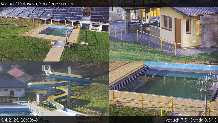 Koupaliště Rusava - Sdružené snímky - 8.4.2026 v 18:00