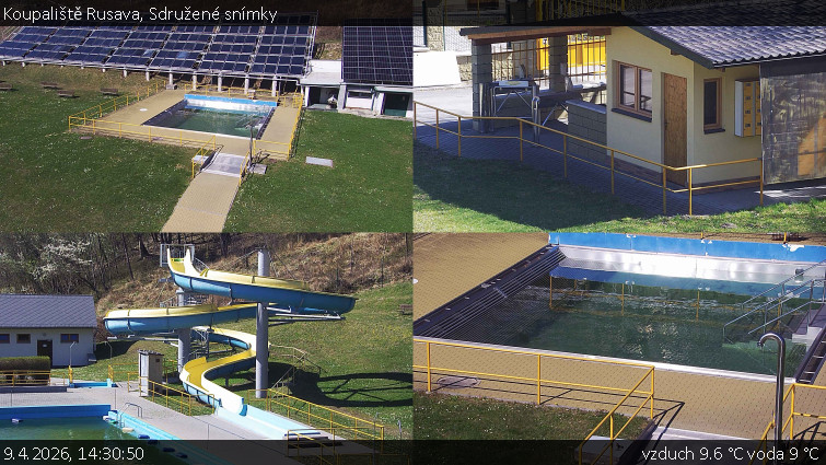 Koupaliště Rusava - Sdružené snímky - 9.4.2026 v 14:30