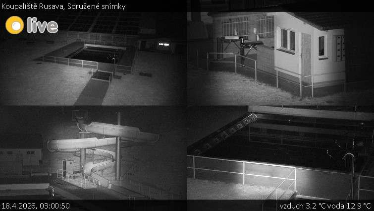 Koupaliště Rusava - Sdružené snímky - 18.4.2026 v 03:00