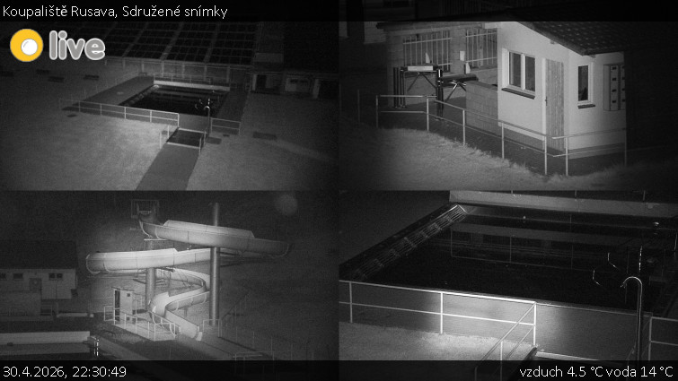 Koupaliště Rusava - Sdružené snímky - 30.4.2026 v 22:30