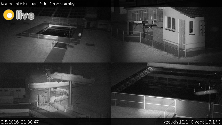 Koupaliště Rusava - Sdružené snímky - 3.5.2026 v 21:30