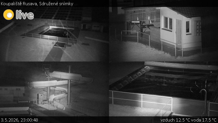 Koupaliště Rusava - Sdružené snímky - 3.5.2026 v 23:00