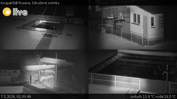 Koupaliště Rusava - Sdružené snímky - 7.5.2026 v 01:30