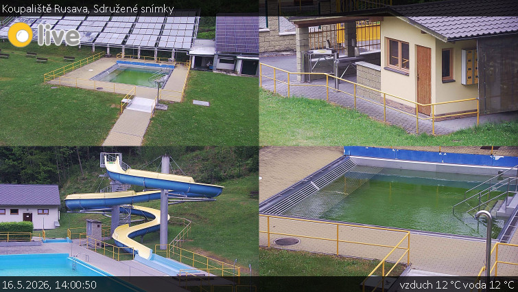 Koupaliště Rusava - Sdružené snímky - 16.5.2026 v 14:00