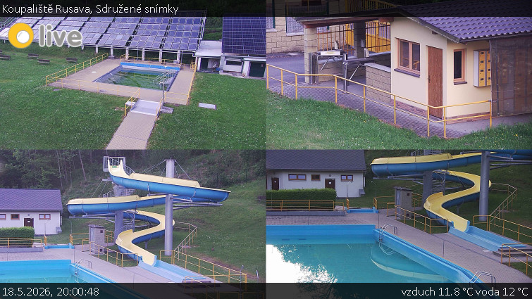 Koupaliště Rusava - Sdružené snímky - 18.5.2026 v 20:00