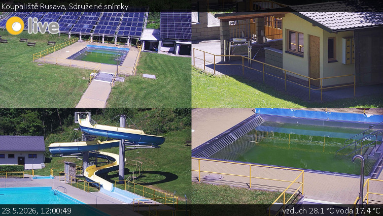 Koupaliště Rusava - Sdružené snímky - 23.5.2026 v 12:00