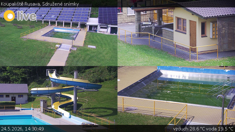 Koupaliště Rusava - Sdružené snímky - 24.5.2026 v 14:30