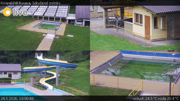 Koupaliště Rusava - Sdružené snímky - 24.5.2026 v 19:00