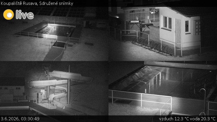 Koupaliště Rusava - Sdružené snímky - 3.6.2026 v 03:30