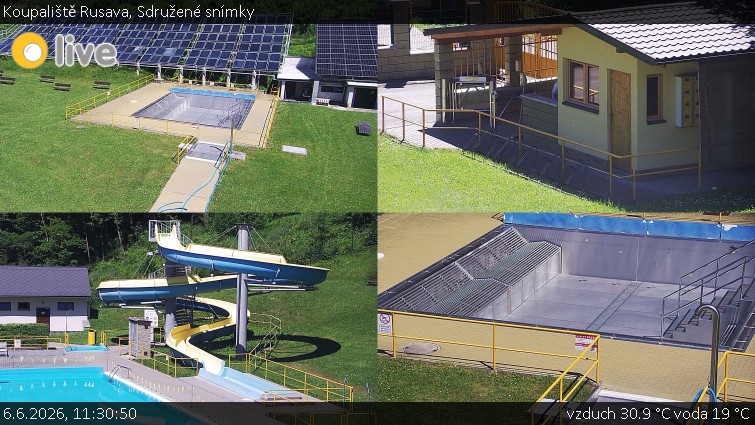 Koupaliště Rusava - Sdružené snímky - 6.6.2026 v 11:30