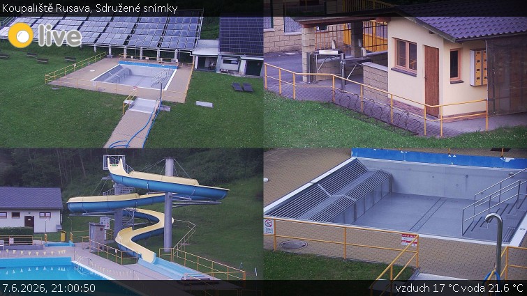 Koupaliště Rusava - Sdružené snímky - 7.6.2026 v 21:00