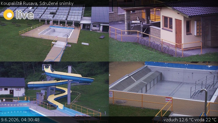 Koupaliště Rusava - Sdružené snímky - 9.6.2026 v 04:30
