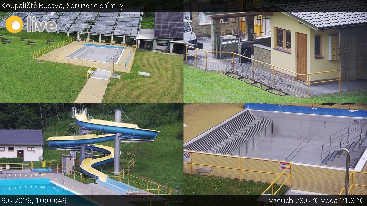 Koupaliště Rusava - Sdružené snímky - 9.6.2026 v 10:00