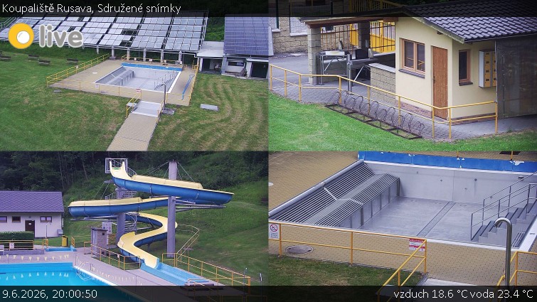 Koupaliště Rusava - Sdružené snímky - 9.6.2026 v 20:00