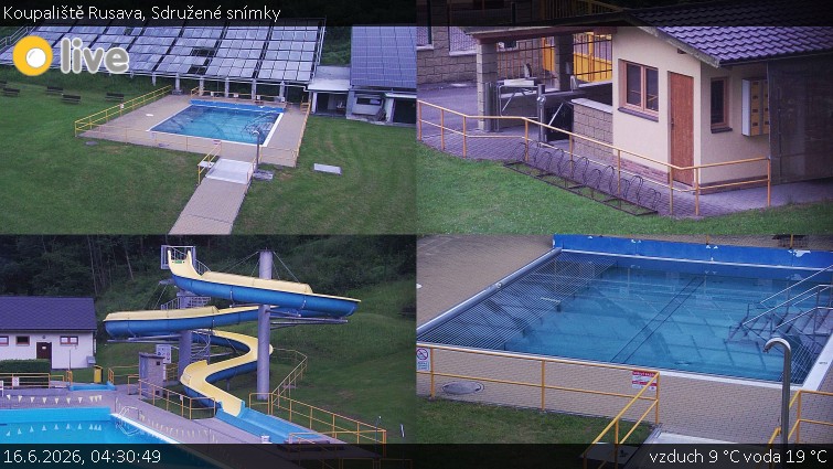 Koupaliště Rusava - Sdružené snímky - 16.6.2026 v 04:30