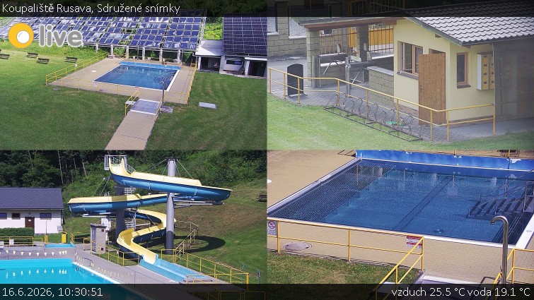 Koupaliště Rusava - Sdružené snímky - 16.6.2026 v 10:30