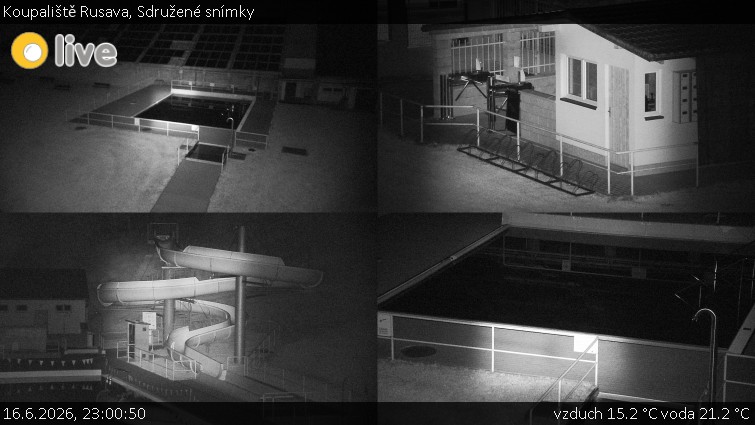 Rusava Swimming Pool - Composite images - 16.6.2026 v 23:00