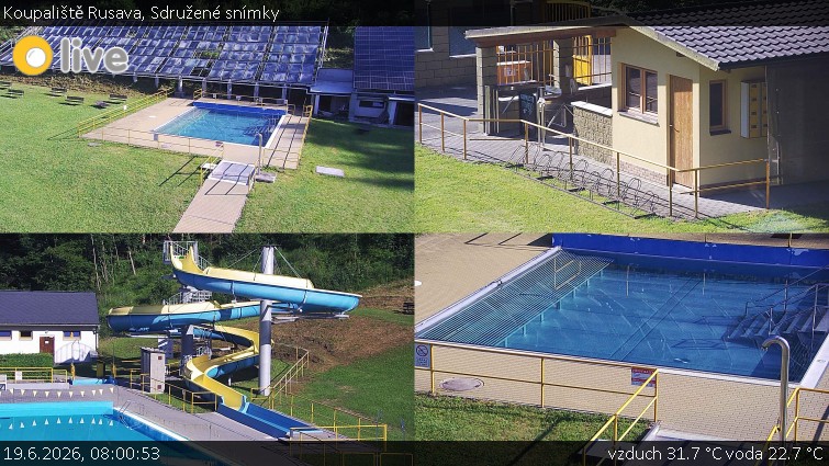 Koupaliště Rusava - Sdružené snímky - 19.6.2026 v 08:00