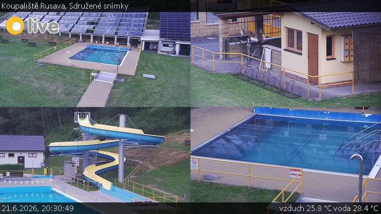 Koupaliště Rusava - Sdružené snímky - 21.6.2026 v 20:30