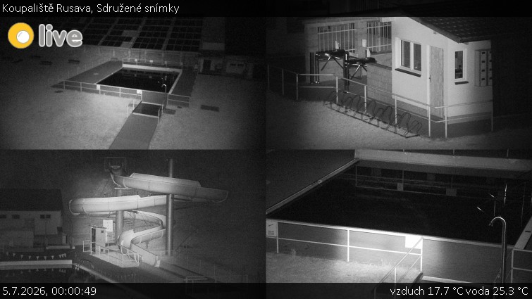 Koupaliště Rusava - Sdružené snímky - 5.7.2026 v 00:00