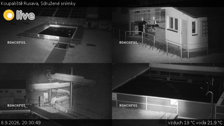 Koupaliště Rusava - Sdružené snímky - 8.9.2026 v 20:30