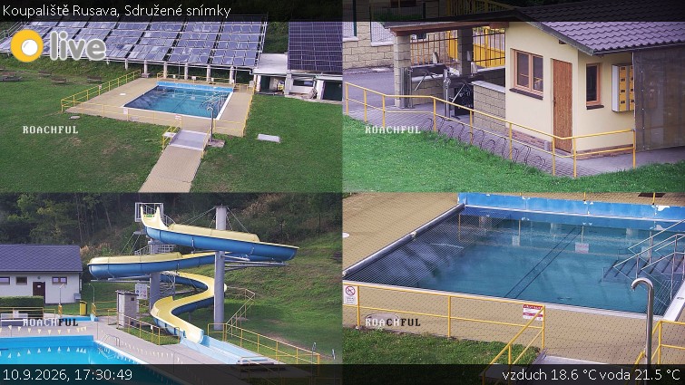 Koupaliště Rusava - Sdružené snímky - 10.9.2026 v 17:30