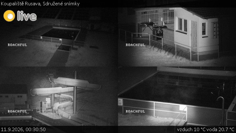 Koupaliště Rusava - Sdružené snímky - 11.9.2026 v 00:30