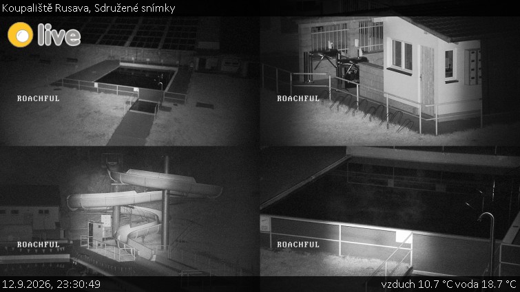 Koupaliště Rusava - Sdružené snímky - 12.9.2026 v 23:30