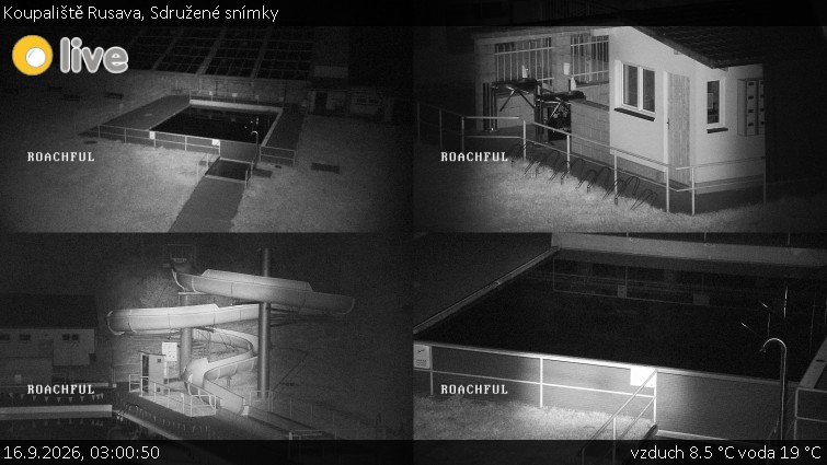 Koupaliště Rusava - Sdružené snímky - 16.9.2026 v 03:00