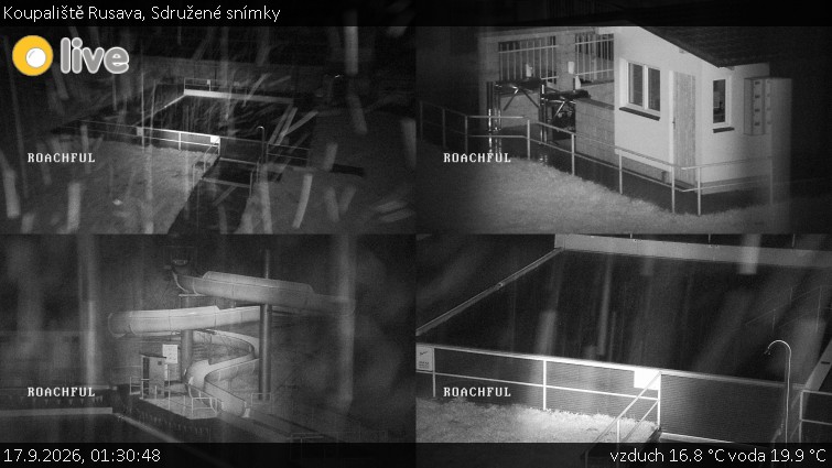 Koupaliště Rusava - Sdružené snímky - 17.9.2026 v 01:30
