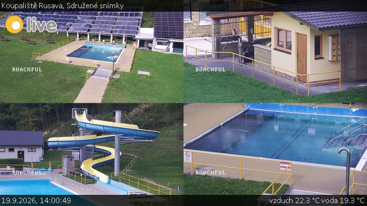 Koupaliště Rusava - Sdružené snímky - 19.9.2026 v 14:00