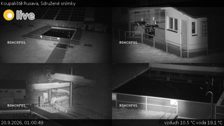 Koupaliště Rusava - Sdružené snímky - 20.9.2026 v 01:00