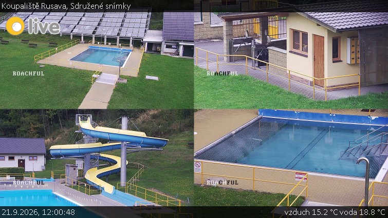 Koupaliště Rusava - Sdružené snímky - 21.9.2026 v 12:00