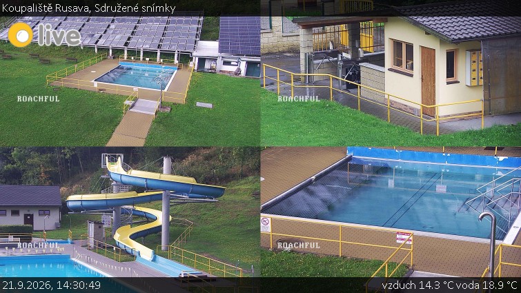 Koupaliště Rusava - Sdružené snímky - 21.9.2026 v 14:30