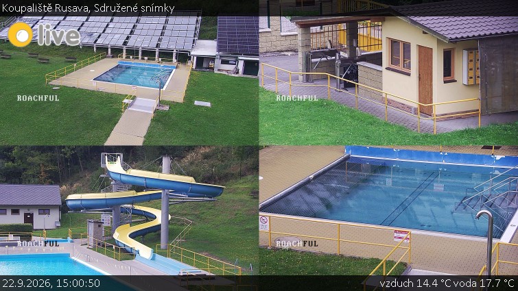 Koupaliště Rusava - Sdružené snímky - 22.9.2026 v 15:00