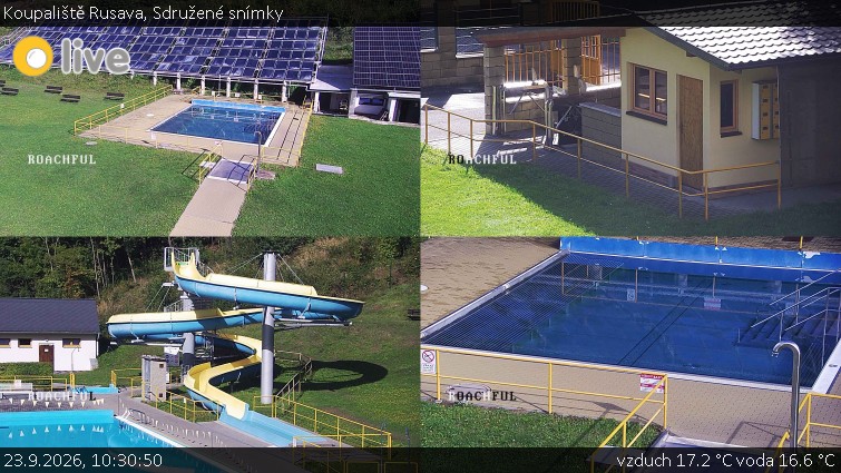 Koupaliště Rusava - Sdružené snímky - 23.9.2026 v 10:30