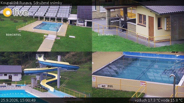 Koupaliště Rusava - Sdružené snímky - 25.9.2026 v 15:00