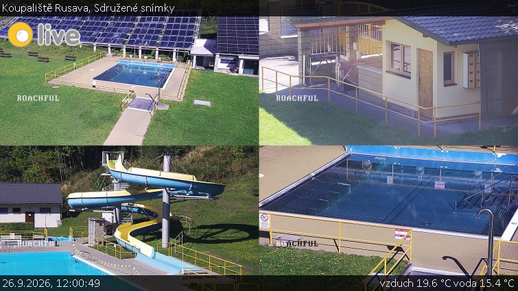 Koupaliště Rusava - Sdružené snímky - 26.9.2026 v 12:00
