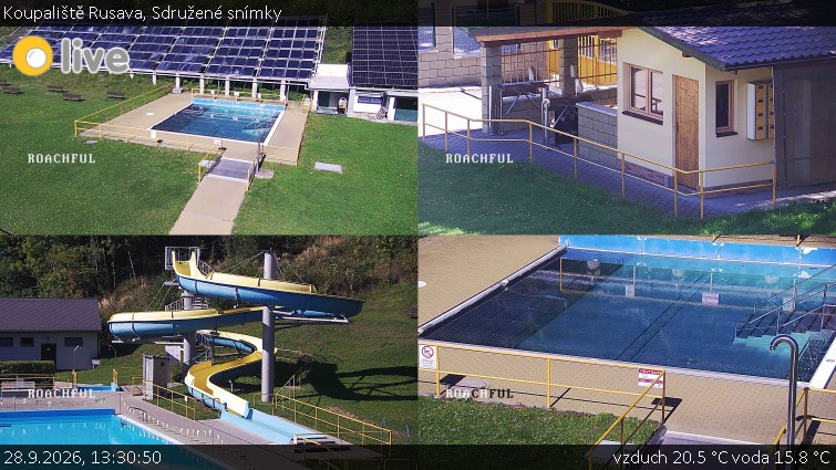 Koupaliště Rusava - Sdružené snímky - 28.9.2026 v 13:30