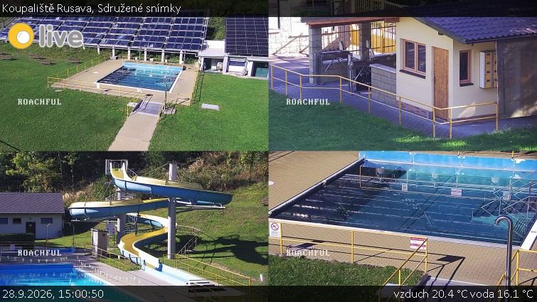 Koupaliště Rusava - Sdružené snímky - 28.9.2026 v 15:00