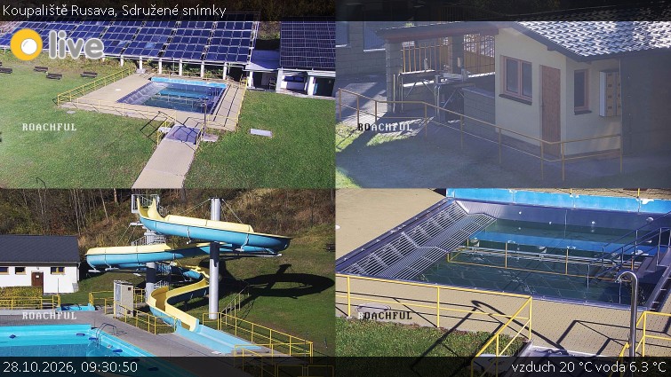 Koupaliště Rusava - Sdružené snímky - 28.10.2026 v 09:30