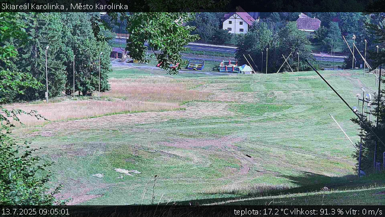 Skiareál Karolinka - Město Karolinka - 13.7.2025 v 09:05 Skiareál Karolinka - Město Karolinka - 13.7.2025 v 09:05