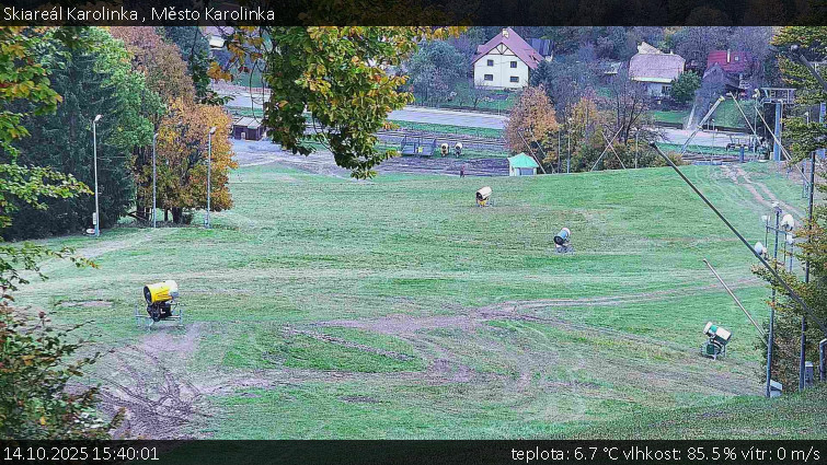 Skiareál Karolinka - Město Karolinka - 14.10.2025 v 15:40 Skiareál Karolinka - Město Karolinka - 14.10.2025 v 15:40
