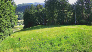 Skiareál Karolinka  - Prostřední část sjezdovky a snowpark - 21.6.2025 v 09:02