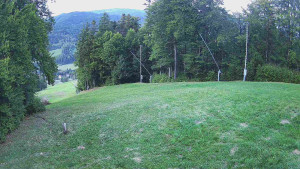Skiareál Karolinka  - Prostřední část sjezdovky a snowpark - 13.9.2025 v 18:55