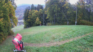 Skiareál Karolinka  - Prostřední část sjezdovky a snowpark - 14.10.2025 v 07:55