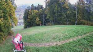 Skiareál Karolinka  - Prostřední část sjezdovky a snowpark - 14.10.2025 v 10:20
