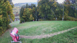 Skiareál Karolinka  - Prostřední část sjezdovky a snowpark - 14.10.2025 v 11:55