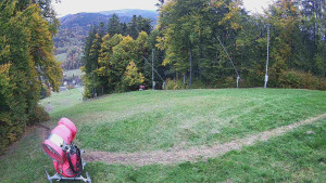 Skiareál Karolinka  - Prostřední část sjezdovky a snowpark - 14.10.2025 v 14:45
